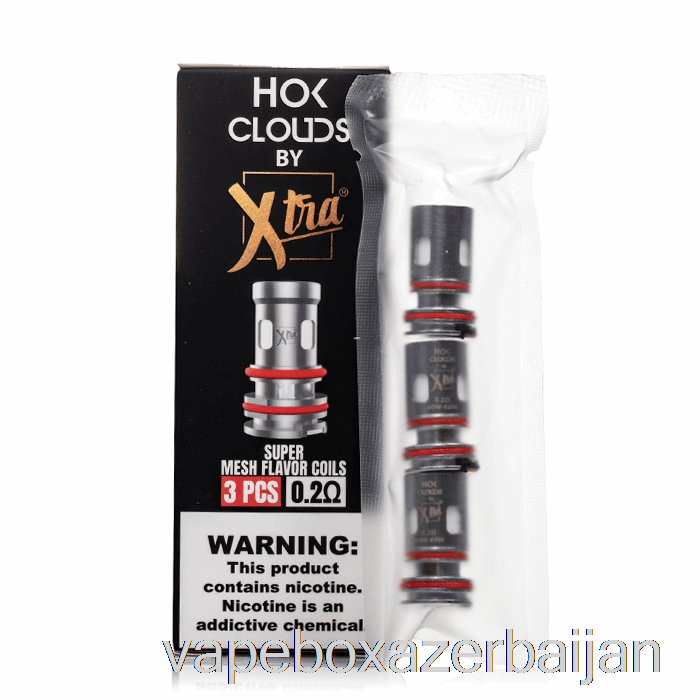 Vape Baku Xtra Hok Clouds Replacement Coils 0.2ohm Coils